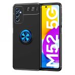Samsung Galaxy M52 Kilif Range Yuzuklu Standli Silikon Kilif