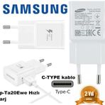 Samsung Galaxy M52 Orijinal Ep-Ta20ebe 15W 2A Hizli Sarj Cihazi Ve Type-C Kablo