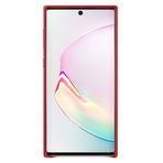 Samsung Galaxy Note 10 Deri Cep Telefonu Kılıfı, Kırmızı