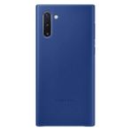 Samsung Galaxy Note 10 Deri Cep Telefonu Kılıfı, Mavi