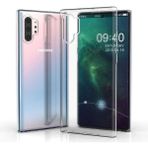 Samsung Galaxy Note 10 Plus Uyumlu Kılıf Zebana Şeffaf Soft Silikon Kılıf Şeffaf