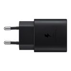 Samsung Galaxy Note 20 Plus Type-C 25W Siyah Fast Şarj Adaptörü