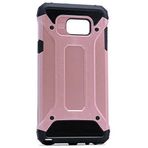 Samsung Galaxy Note 5 ile uyumlu Çİft Katman Koruyucu Crash Military Tank Kılıf - Rose Gold
