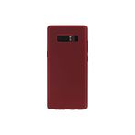 Samsung Galaxy Note 8 Premium Silikon Kılıf Bordo