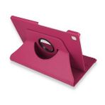 Samsung Galaxy P610 Tab S6 Lite 10.4 Pembe 360 Tablet Deri Kılıf