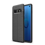 Samsung Galaxy S10 Kılıf Focus Derili Kamera Korumalı Silikon Kılıf