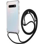 Samsung Galaxy S10 Plus Askılı İpli Şeffaf Tank Kılıf