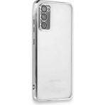 Samsung Galaxy S20 Fe Kılıf Lensli Silikon - Gümüş - 1 - Renkli