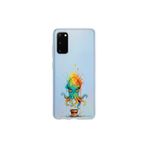 Samsung Galaxy S20 ile uyumlu Splash ahtapot Tasarımlı Slimfit şeffaf silikon kılıf