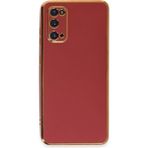 Samsung Galaxy S20 Kılıf Volet Silikon - Kırmızı - 1 - Renkli