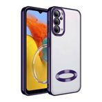 Samsung Galaxy S20 Plus Kılıf Hole Lazer Silikon Kapak Mor