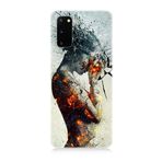 Samsung Galaxy S20 Plus Uyumlu Soyut Kadın Baskılı Silikon Kılıf