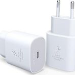 Samsung Galaxy S20 Ultra 5g Type-C 25W Beyaz Fast Şarj Adaptörü