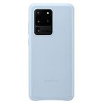 Samsung Galaxy S20 Ultra Deri Cep Telefonu Kılıfı, Mavi