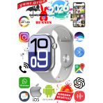 Samsung Galaxy S20 Ultra Uyumlu Su Geçirmez Akıllı Saat 45Mm Kordon Hediyeli 4Gb Amoled Ekran