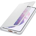SAMSUNG GALAXY S21 AKILLI CLEAR VİEW KILIF-AÇIK GRİ