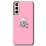 Samsung Galaxy S21 Bad Grandmother Baskılı Uyumlu Silikon Kılıf