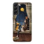 Samsung Galaxy S21 Fe ile Uyumlu Kılıf Desenli Silikon Güzel ile Uyumlu Kılıf Ananas Camera Glass 1358