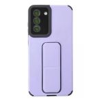 Samsung Galaxy S21 Fe Kılıf Mega Standlı Silikon - Lila-(5796)