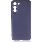 Samsung Galaxy S21 Fe Kılıf Soft ve Pürüzsüz Yüzey Ipeksi Silikon Kapak Hopy - Lacivert