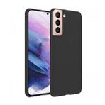 Samsung Galaxy S21 İnce Mat Silikon Kılıf Siyah