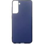 Samsung Galaxy S21 Kılıf Esnek Yapılı Ince Slim Silikon Kapak Ryc/premier - Lacivert
