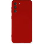 Samsung Galaxy S21 Kılıf Nano Içi Kadife Silikon - Kırmızı - Renkli