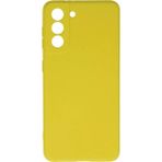 Samsung Galaxy S21 Kılıf Nano Içi Kadife Silikon - Sarı - Renkli