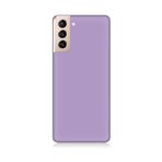 Samsung Galaxy S21 Plus İle Uyumlu Kılıf Kamera Korumalı Silikon Ruber Arka Kapak Lila