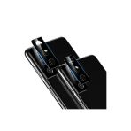 Samsung Galaxy S21 Plus Kamera Lens Koruyucu Cam Filmi Tam Kaplama Tasarım (Z-Kamera-Camı) Siyah