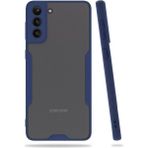 Samsung Galaxy S21 Plus Kılıf Platin Silikon - Lacivert - Renkli