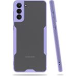 Samsung Galaxy S21 Plus Kılıf Platin Silikon - Lila - Renkli