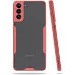 Samsung Galaxy S21 Plus Kılıf Platin Silikon - Pembe - Renkli