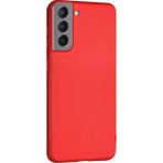 Samsung Galaxy S21 Plus Premium Silikon Kılıf Bordo