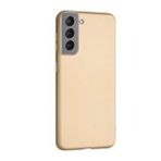 Samsung Galaxy S21 Premium Silikon Kılıf Gold