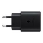 Samsung Galaxy S21 Ultra 5g Type-C 25W Siyah Fast Şarj Adaptörü