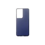 Samsung Galaxy S21 Ultra Kılıf Esnek Yapılı İnce Slim Silikon Kapak Ryc/premier Lacivert