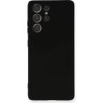 Samsung Galaxy S21 Ultra Kılıf Nano Içi Kadife Silikon - Siyah - Renkli