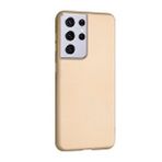 Samsung Galaxy S21 Ultra Premium Silikon Kılıf Gold