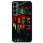 Samsung Galaxy S22 - China Street Kılıf HD Desen Baskılı Arka Kapak