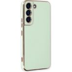 Samsung Galaxy S22 Plus Kılıf Volet Silikon - Açık Yeşil - 1 - Renkli