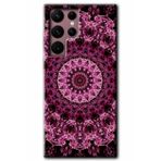 Samsung Galaxy S22 Ultra Hd Desen Baskılı Mandala Patterns Kaleidoscope Arka Kapak Kılıf