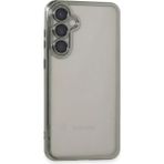 Samsung Galaxy S23 Fe Kılıf Lensli Silikon - Gümüş - 1 - Renkli