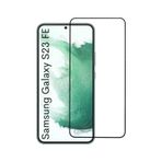 Samsung Galaxy S23 Fe Uyumlu Tam Kaplayan Premium Ekran Koruyucu Cam Anti-Static Özellikli Siyah Çerçeveli