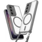 Samsung Galaxy S23 Kılıf Enka Magsafe Silikon Kılıf - Titan Gri - 1 - Renkli