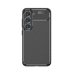 Samsung Galaxy S23 Plus ile uyumlu Kılıf Karbon Silikon Case Kapak Siyah