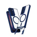 Samsung Galaxy S23 Plus Kılıf Enka Magsafe Silikon Kılıf - Lacivert-(5796)