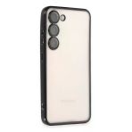 Samsung Galaxy S23 Plus Kılıf Lensli Silikon - Siyah-(5796)