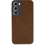 Samsung Galaxy S23 Plus Kılıf Loop Deri Silikon - Kahverengi - 1 - Renkli