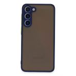 Samsung Galaxy S23 Plus Kılıf Montreal Silikon Kapak - Lacivert-(5796)